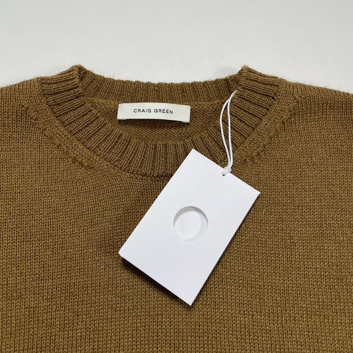 Craig Green Sample Tan Alpaca Wool Sweater Size US M / EU 48-50 / 2 - 3 Thumbnail
