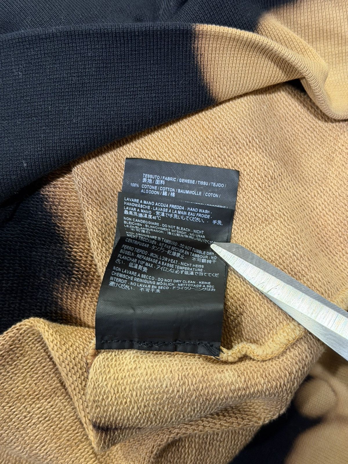 Balenciaga Balenciaga Homme City Bleached / Black Crewneck Sweatshirt Size US L / EU 52-54 / 3 - 16 Thumbnail