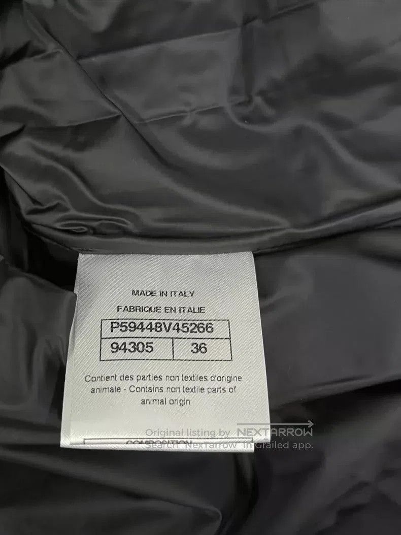 Chanel Chanel Ski series black diamond-patterned cotton suit coat Size XS / US 0-2 / IT 36-38 - 5 Thumbnail