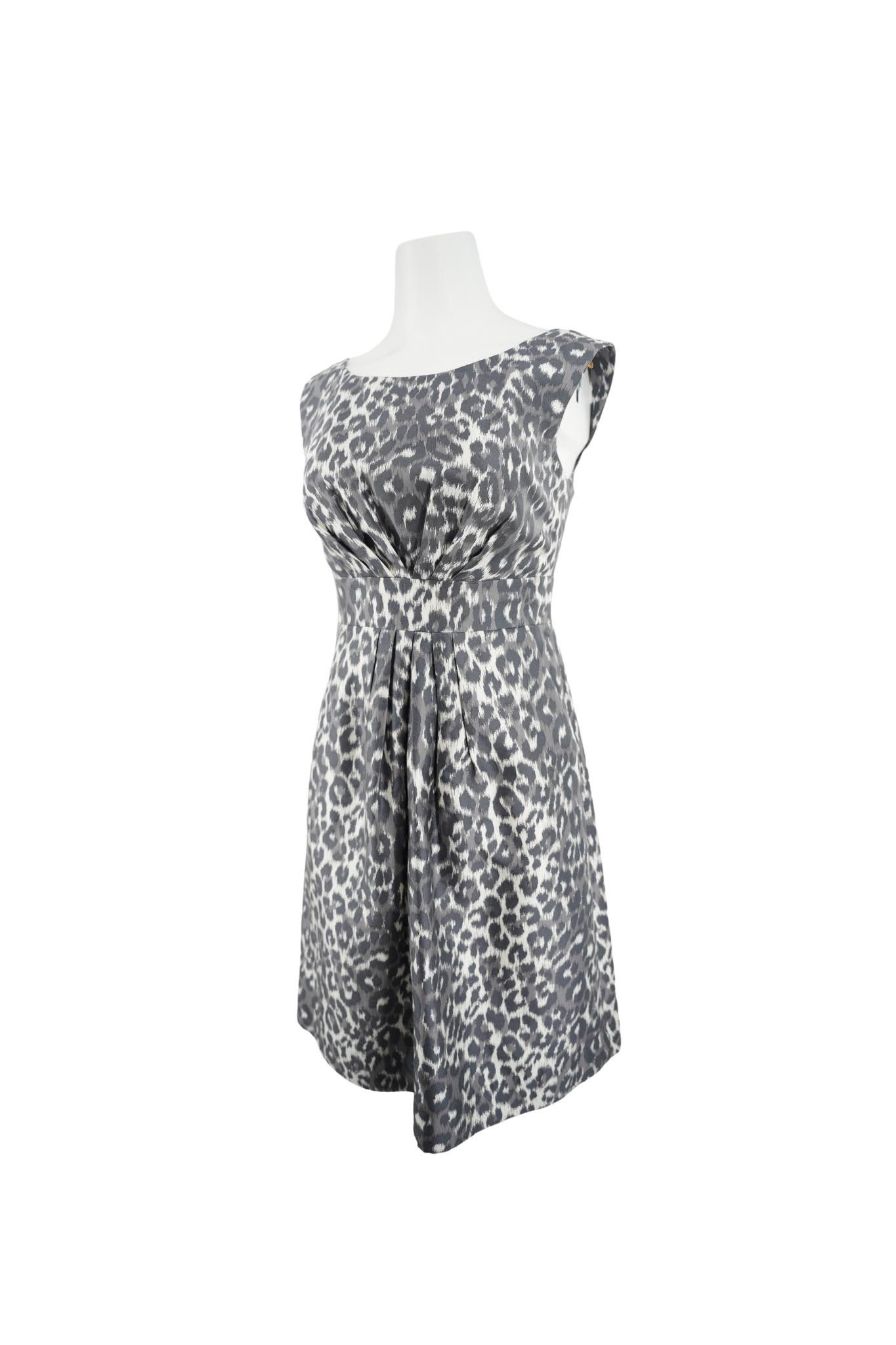 Designer NWT Kate Spade Deanna Silk Leopard Print Dress Size 0 Size XS / US 0-2 / IT 36-38 - 1 Thumbnail