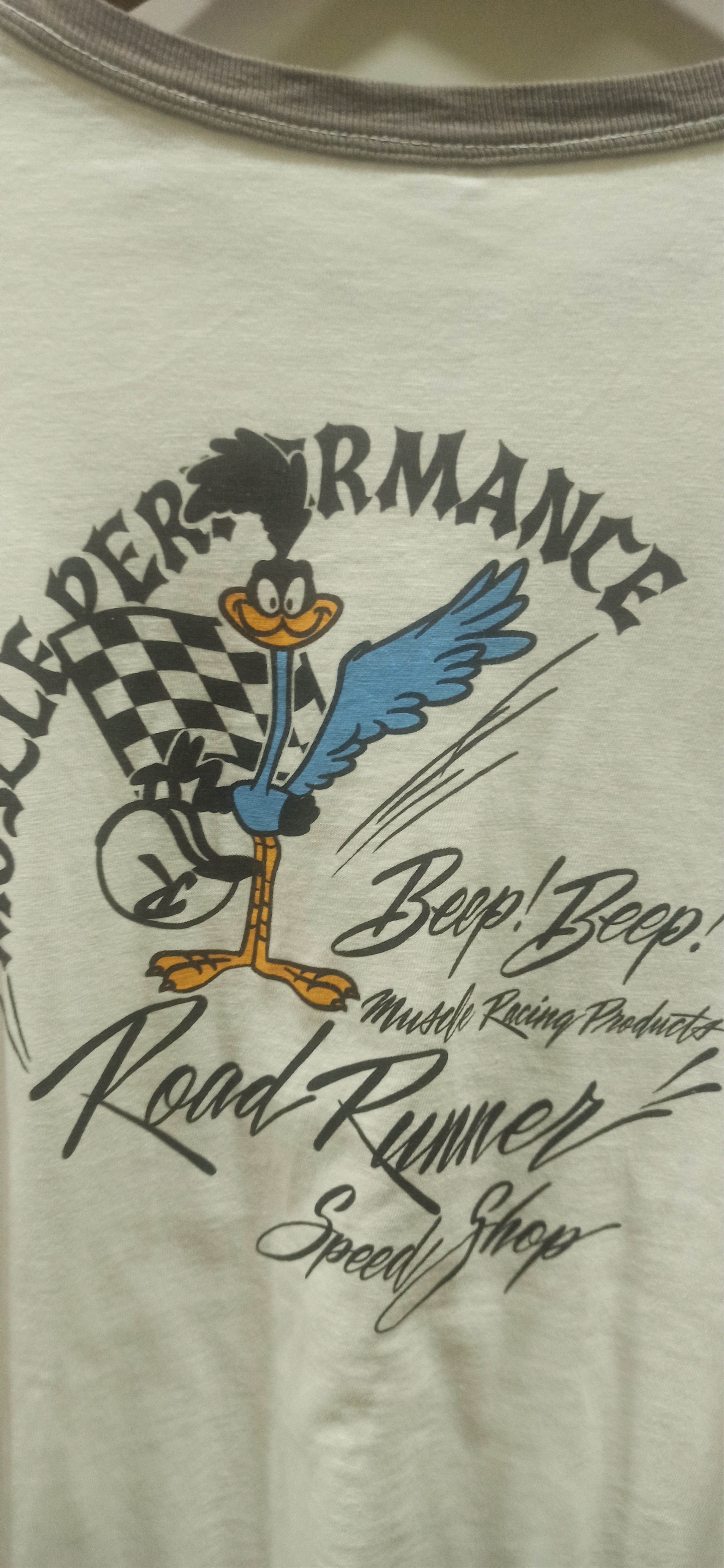 Cartoon Network × Sugar Cane × Vintage Cheswick Three Quarter Looney Tunes Road Runner T Shirt Size US M / EU 48-50 / 2 - 4 Thumbnail