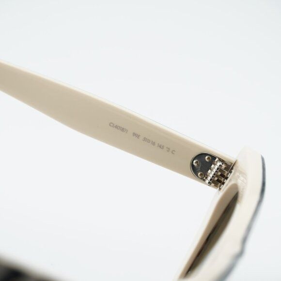 Celine Celine CL40187I 99E Sunglasses White and Black Animal Size ONE SIZE - 6 Thumbnail