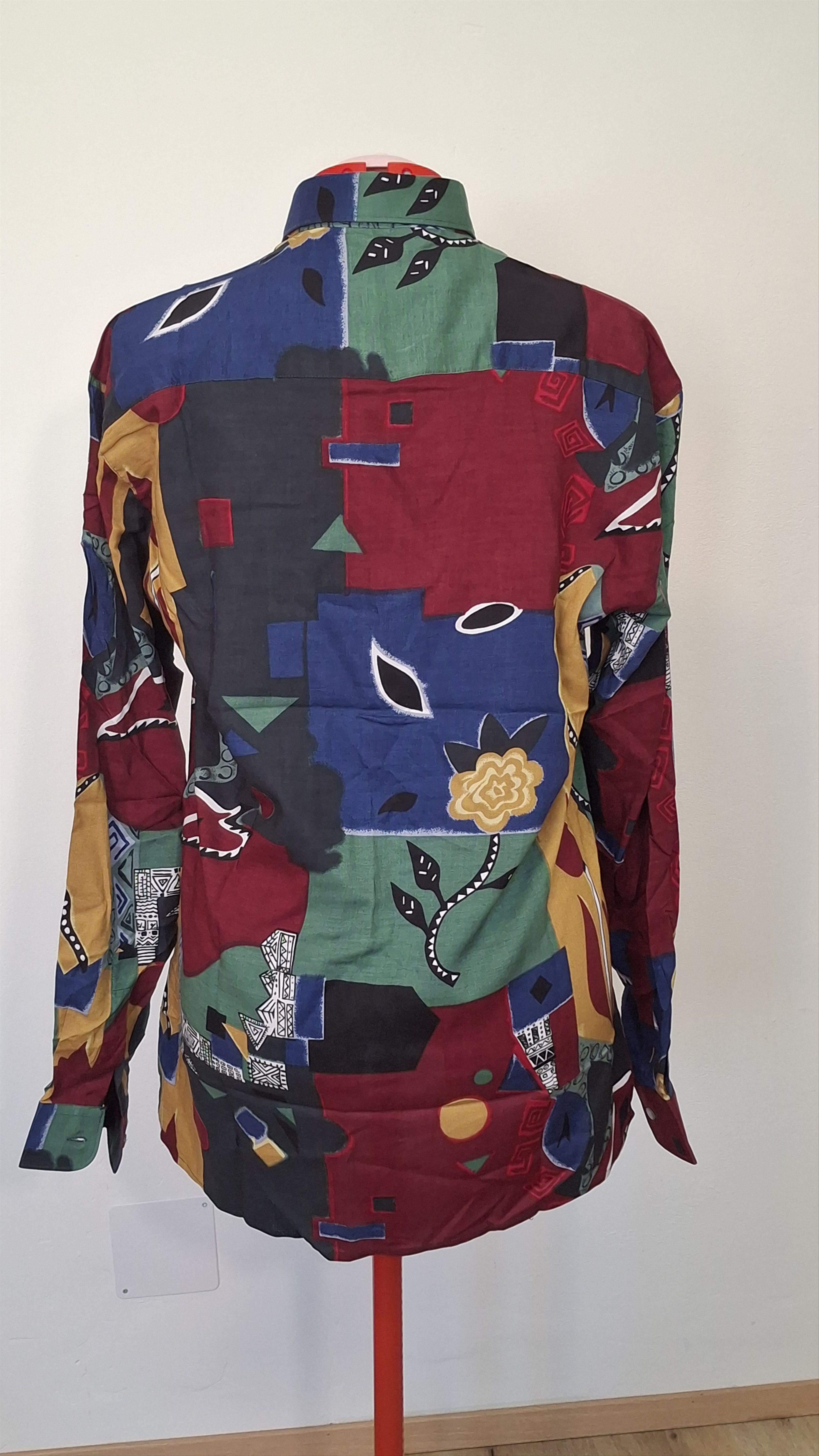 Vintage Vintage Camargue Viscose Pattern Shirt Size M NOS Size 38S - 7 Thumbnail