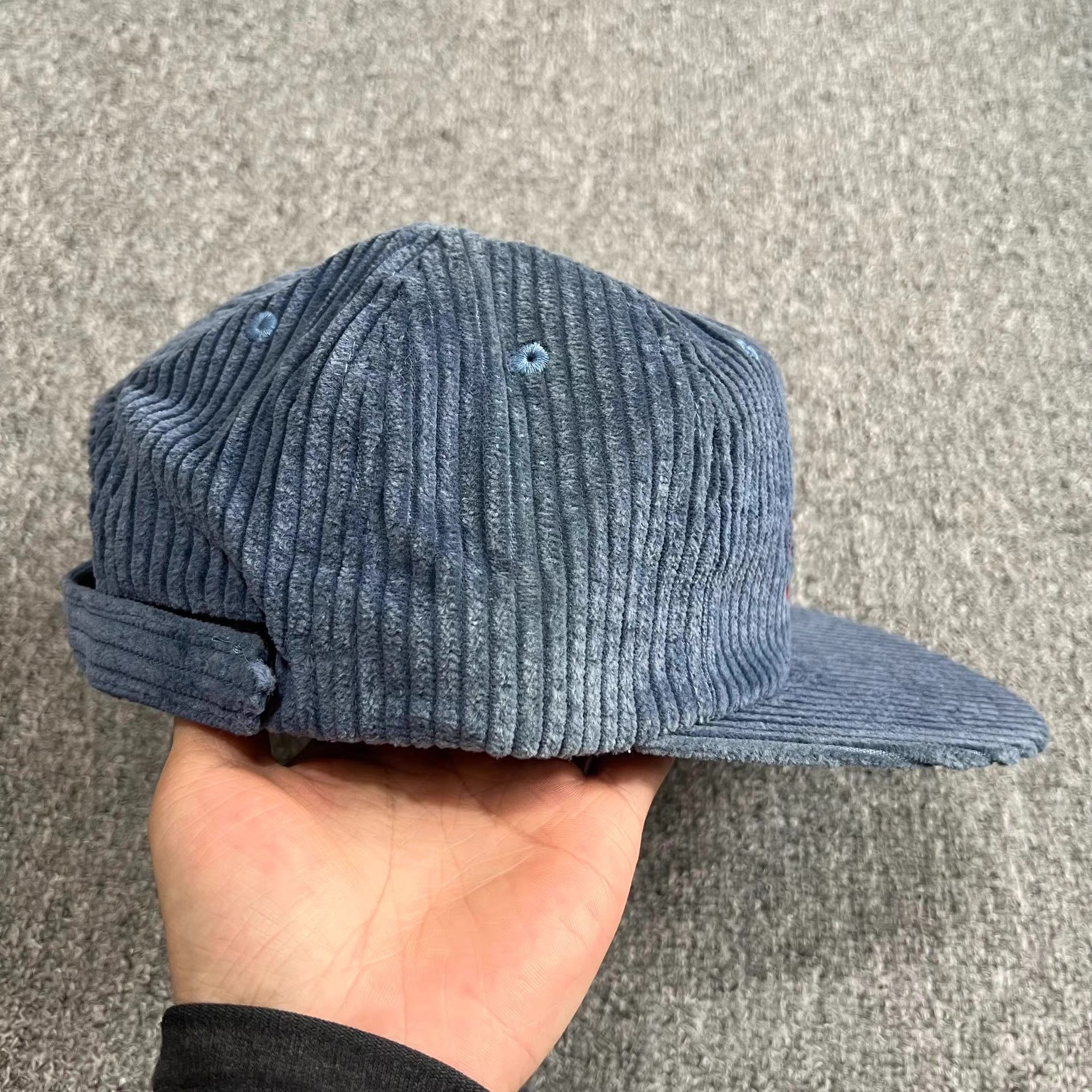 The Hundreds The Hundreds Bomb Embroidered Corduroy Baseball Cap Q7 Size ONE SIZE - 8 Thumbnail