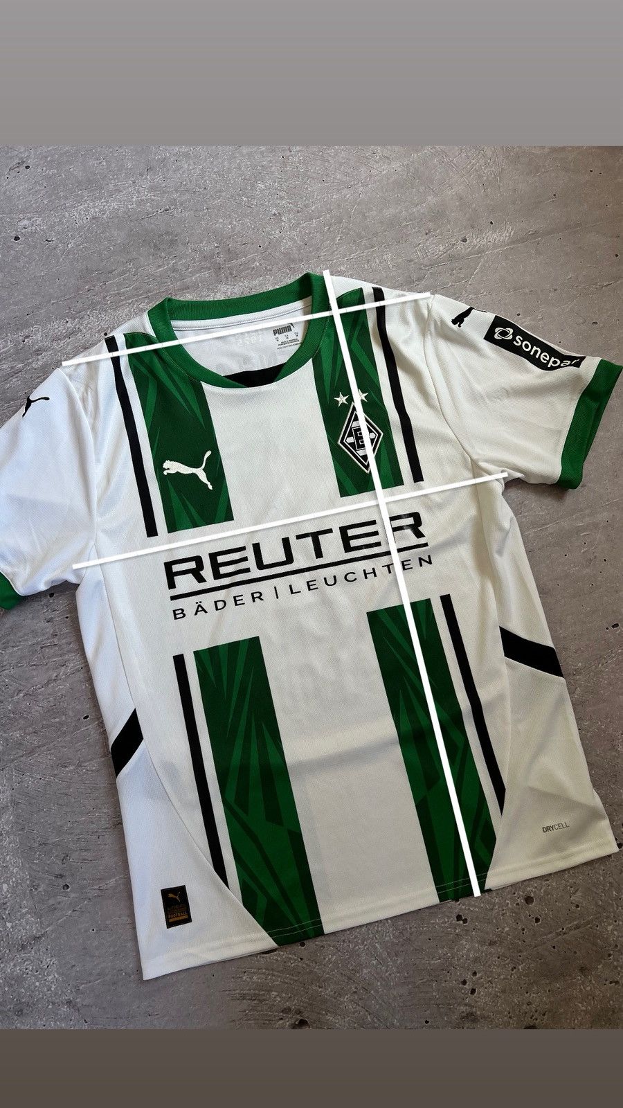 Puma Borussia Monchengladbach Shirt Puma 2024/25 #2 Chiarodia M Size US M / EU 48-50 / 2 - 2 Thumbnail