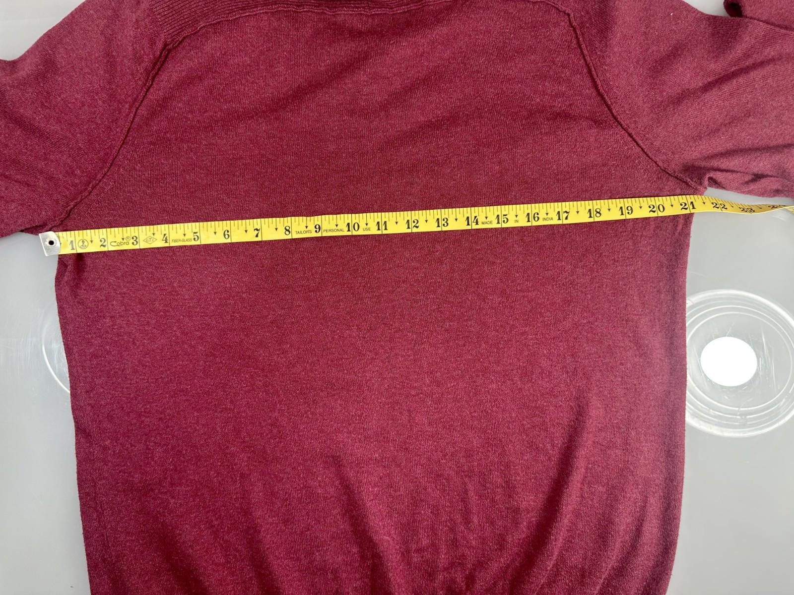 Banana Republic Banana Republic Men's Small Red Lightweight Pullover Sweater Size US S / EU 44-46 / 1 - 4 Thumbnail