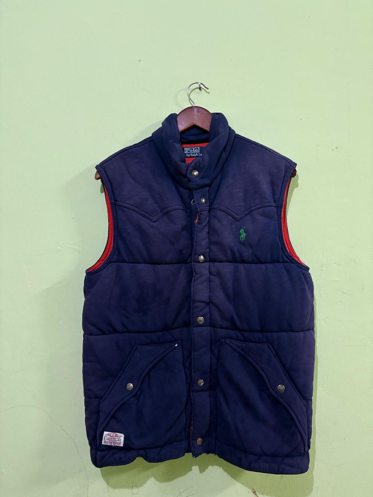 Polo Ralph Lauren Padded Vest Small Pony Design