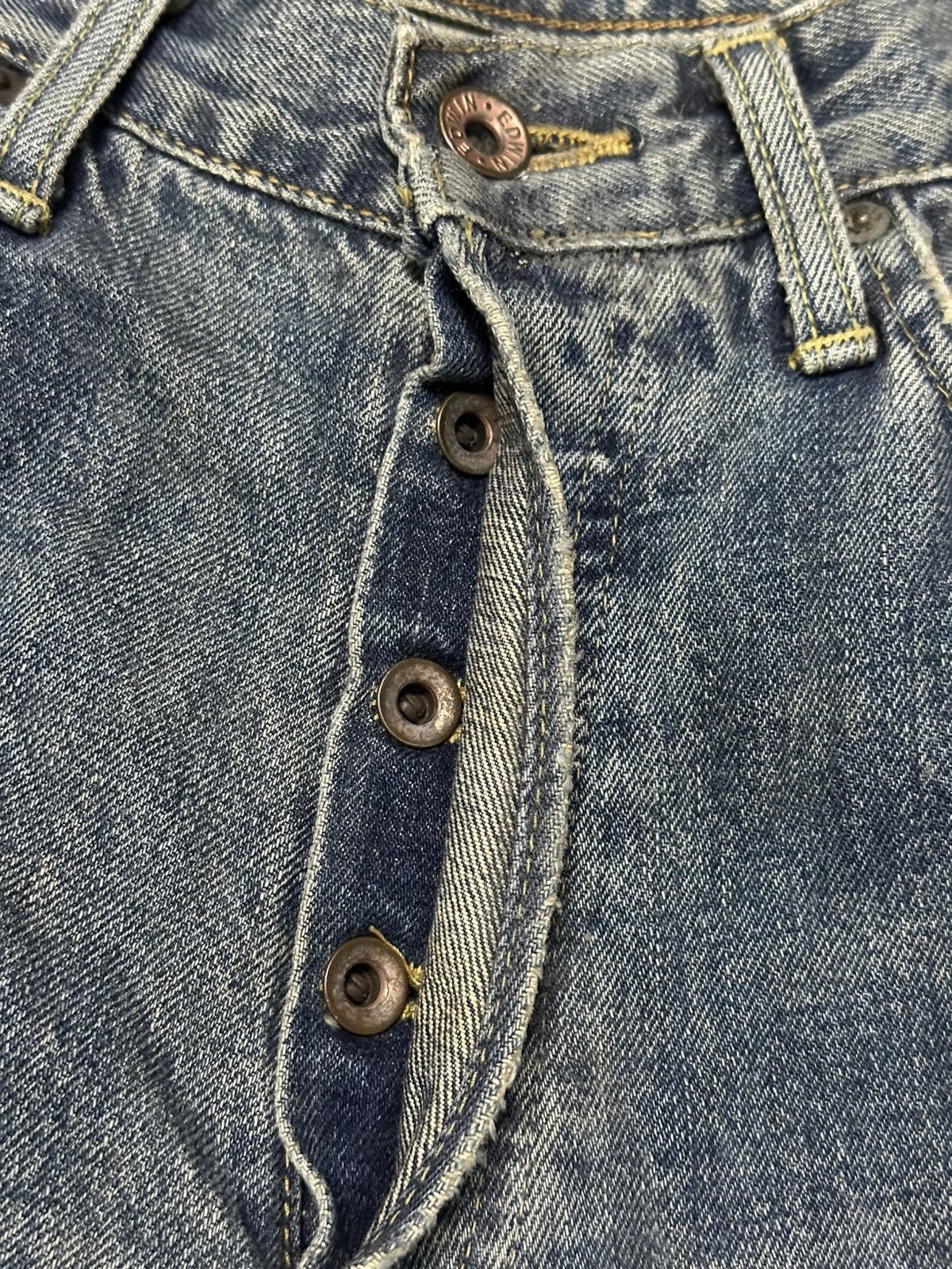 Kapital Vintage Edwin 505X Light Washed Selvedge Denim. Size US 32 / EU 48 - 9 Thumbnail
