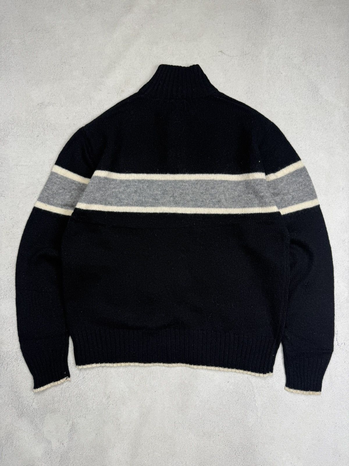 Gap Vintage GAP Wool Knit Half Zip Sweater Cardigan Size US L / EU 52-54 / 3 - 5 Thumbnail