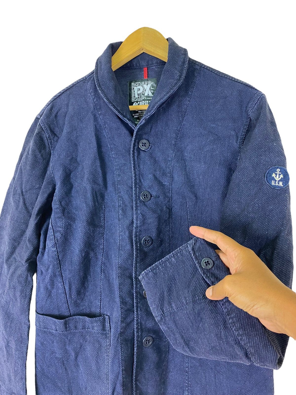 Avirex USN Avirex Corduroy Light Jacket Size US L / EU 52-54 / 3 - 7 Thumbnail