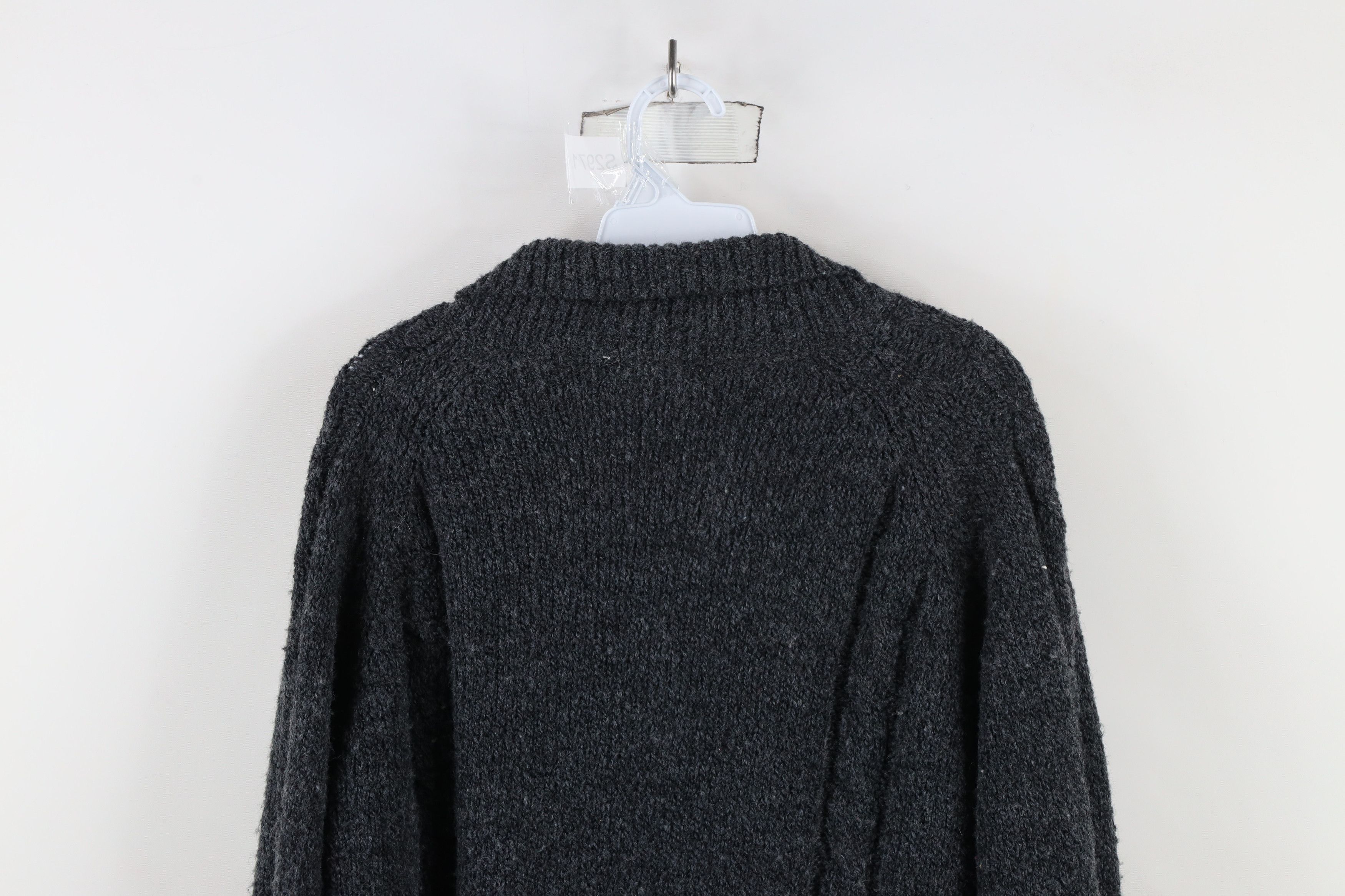 Vintage Vintage 90s Streetwear Blend Cable Knit Cardigan Sweater Size M / US 6-8 / IT 42-44 - 9 Thumbnail
