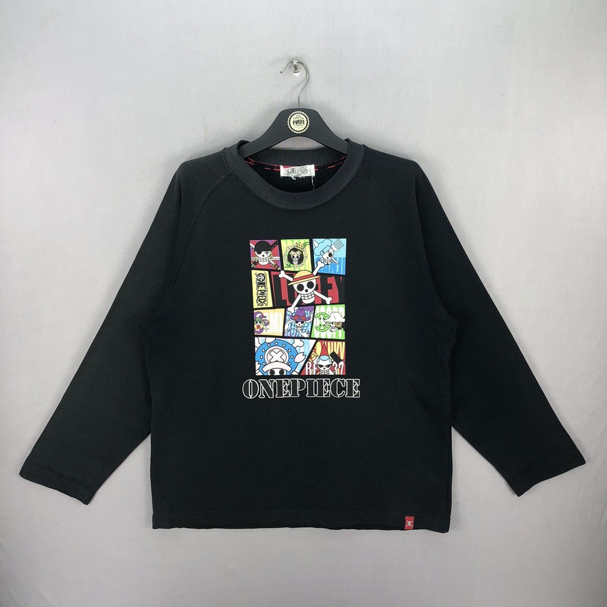 One Piece Vintage Y2K One Piece Monkey D. Luffy Full Line up Crew Size US XL / EU 56 / 4 - 1 Thumbnail