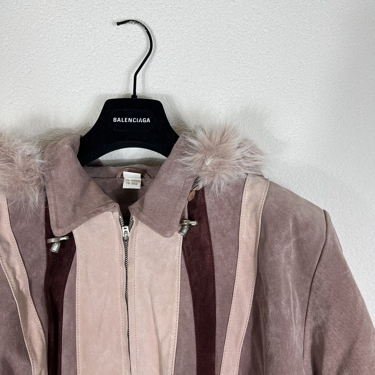 Vintage Vintage pink leather jacket Size US L / EU 52-54 / 3 - 3 Thumbnail