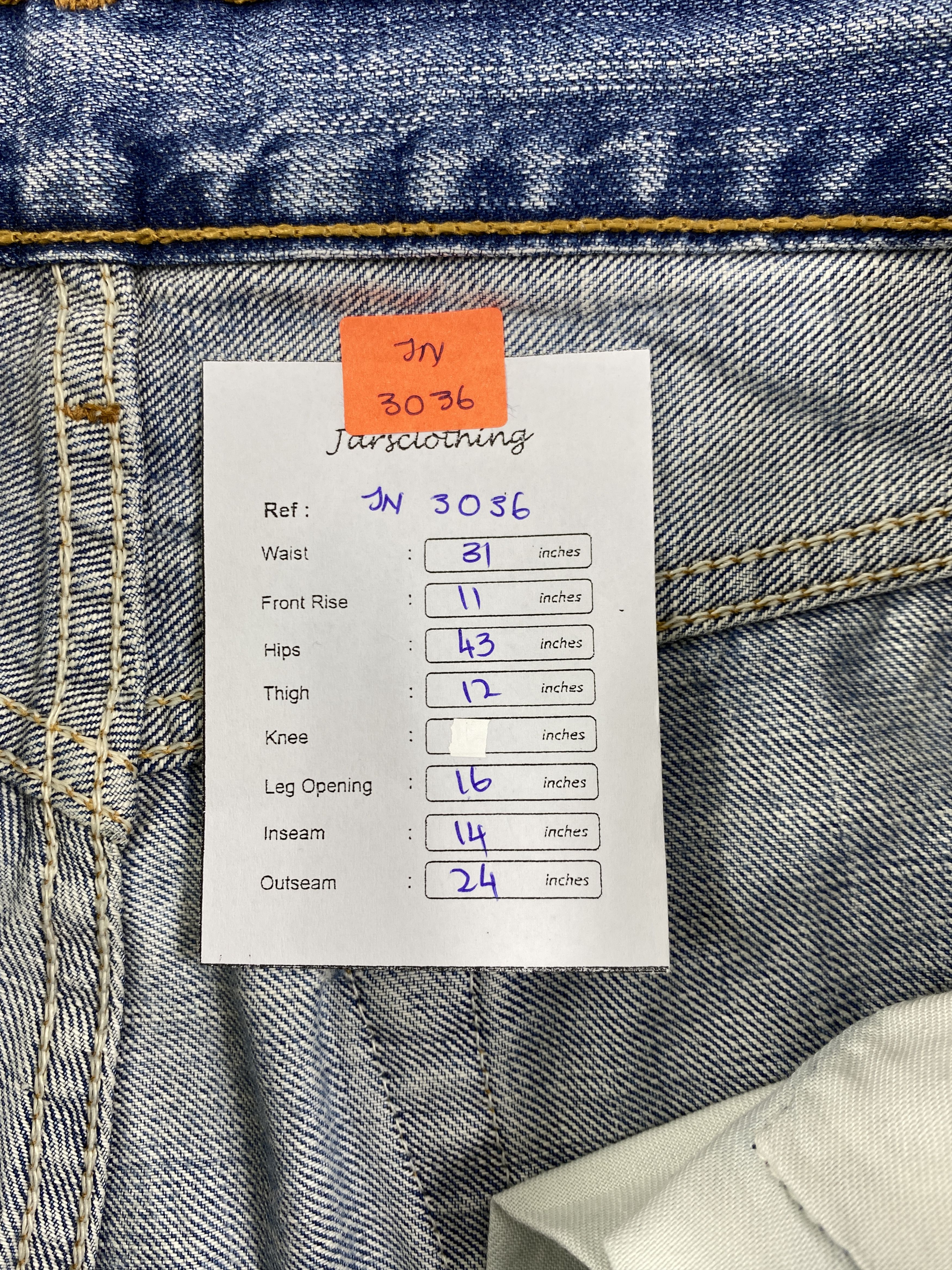 Levi's Vintage Levis 501 hysteric style Jeans 31x14 - JN3036 Size US 31 - 7 Thumbnail