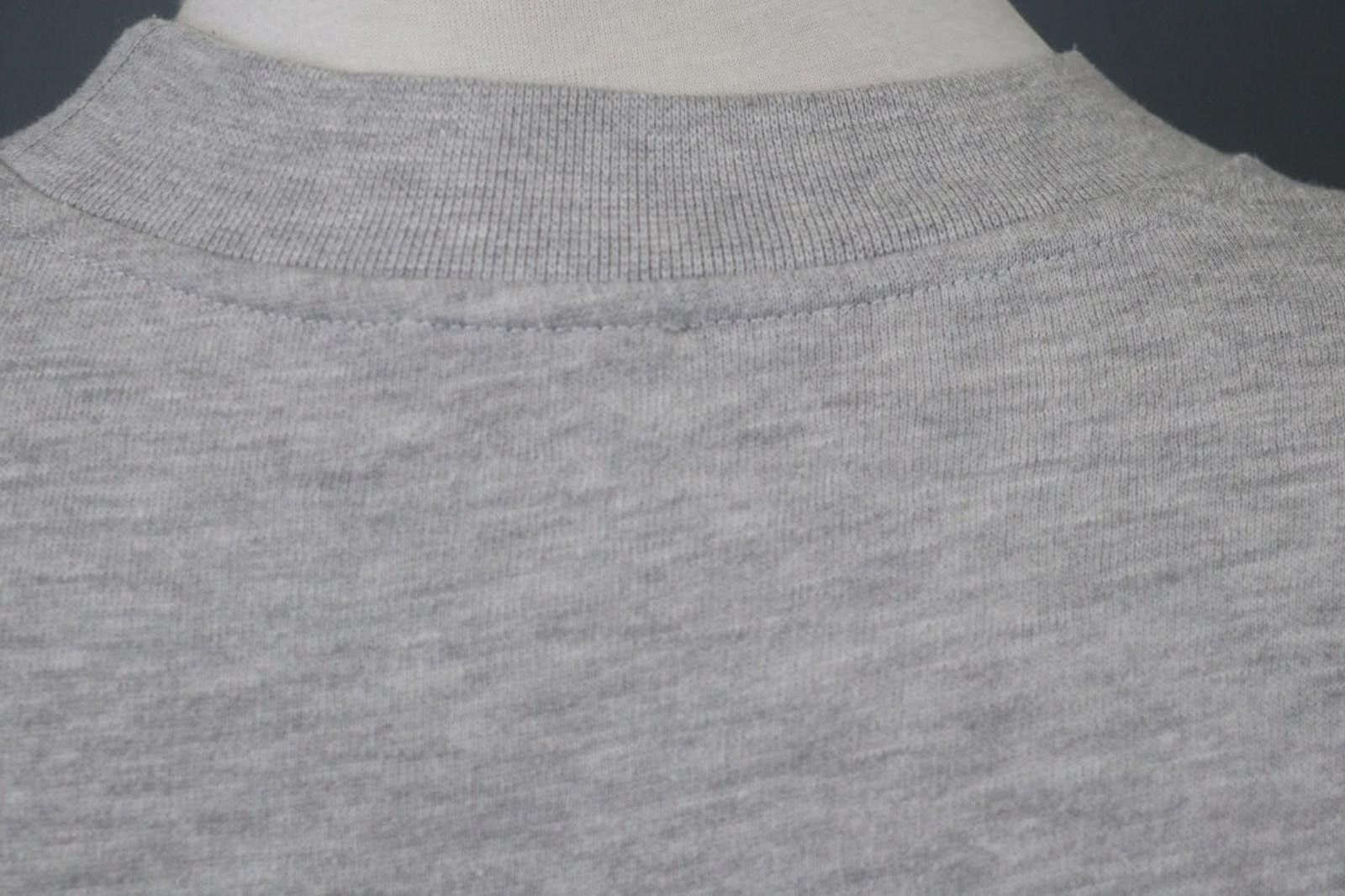 Designer Claudie Pierlot Gray Cotton Crew Neck Sweatshirt Size 1 Size M / US 6-8 / IT 42-44 - 12 Thumbnail