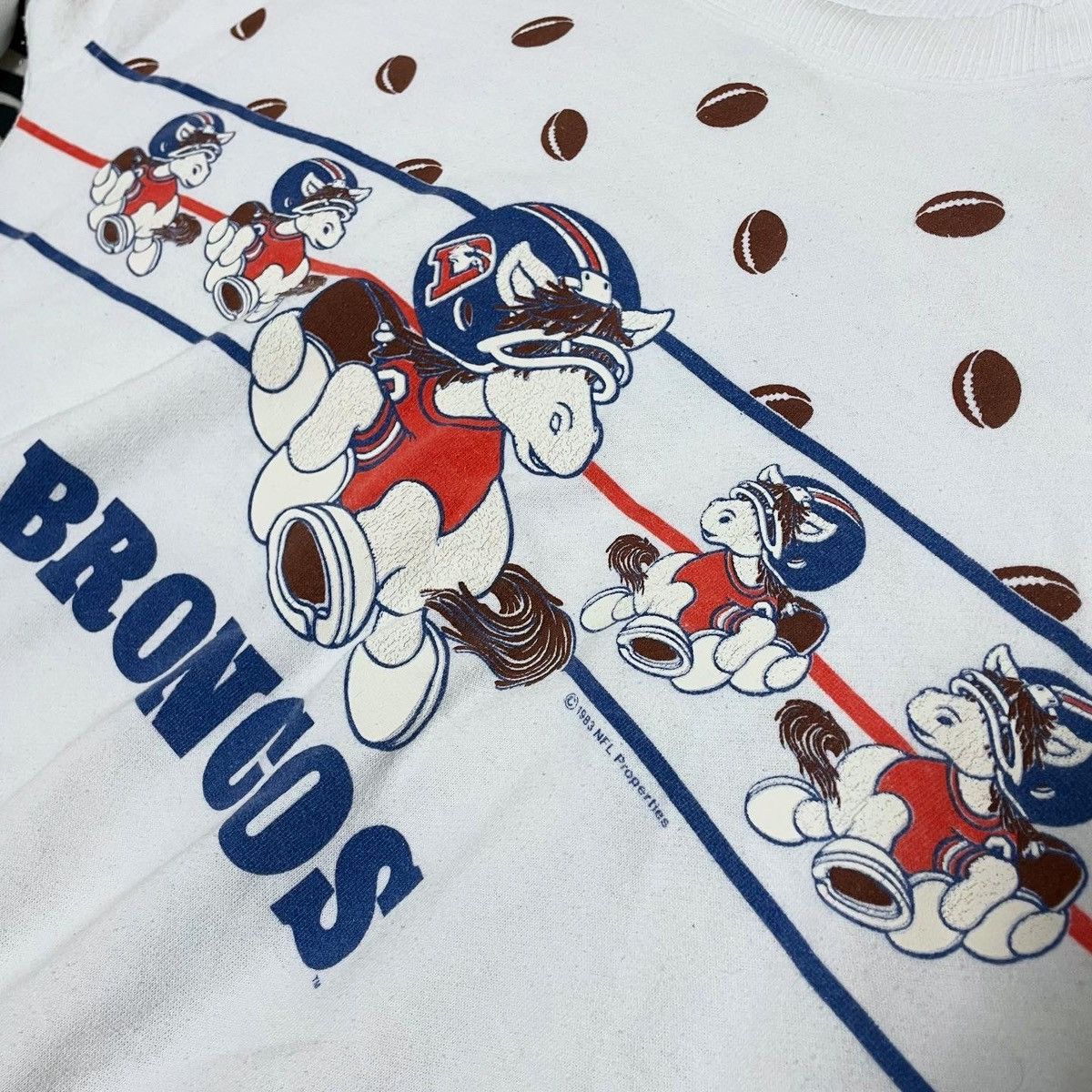 NFL Vintage 1987 Denver Broncos AFC Champions Crewneck Size US L / EU 52-54 / 3 - 4 Thumbnail