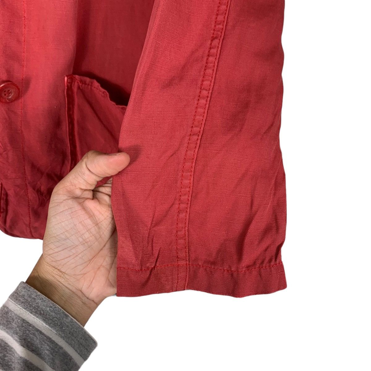 Armani ARMANI JEANS Red Casual Jacket #1171-C54 Size S / US 4 / IT 40 - 11 Thumbnail