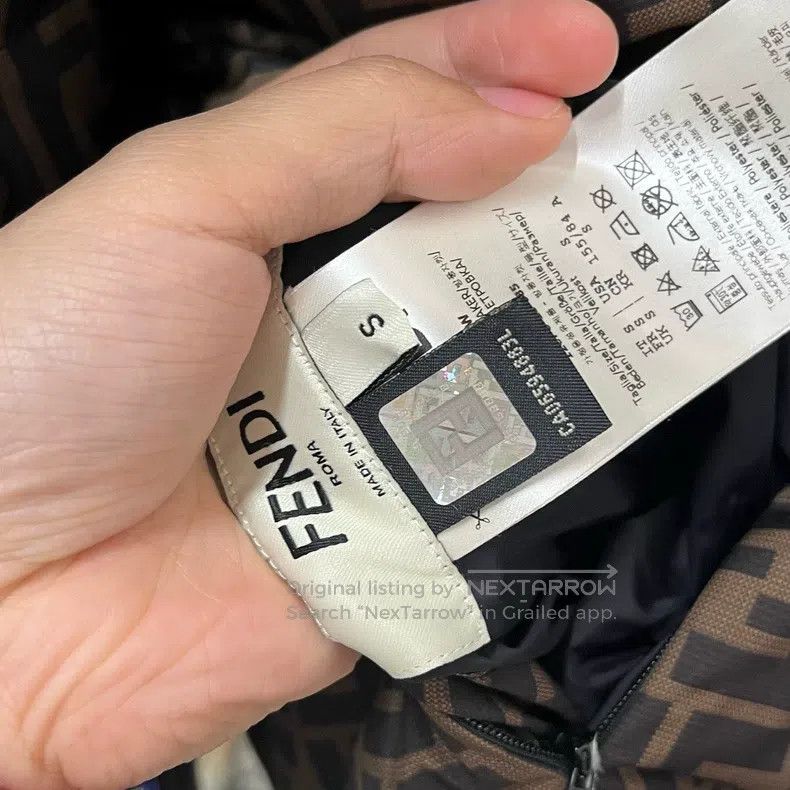 Fendi Fendi Monogram all-over print reversible down jacket Size S / US 4 / IT 40 - 6 Thumbnail