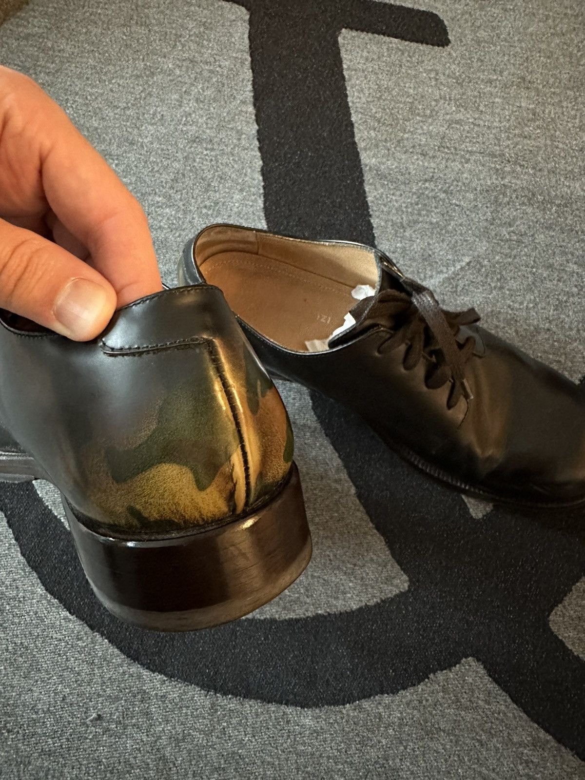 Antonio Maurizi Antonio Maurizi Black/camo Leather Derby shoes size 9 Size US 8 / EU 41 - 2 Thumbnail
