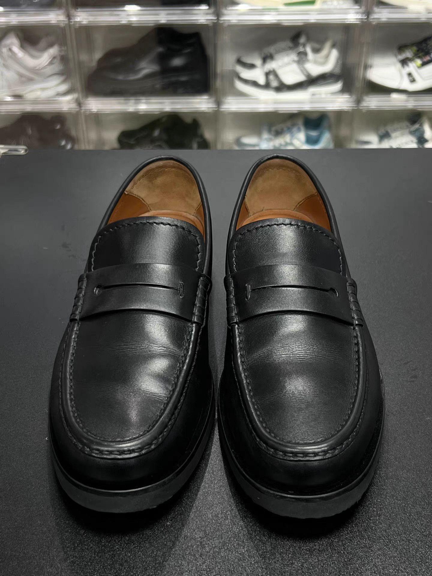 Z Zegna Zegna Leather Loafers Black K15 Size US 7.5 / EU 40-41 - 2 Thumbnail