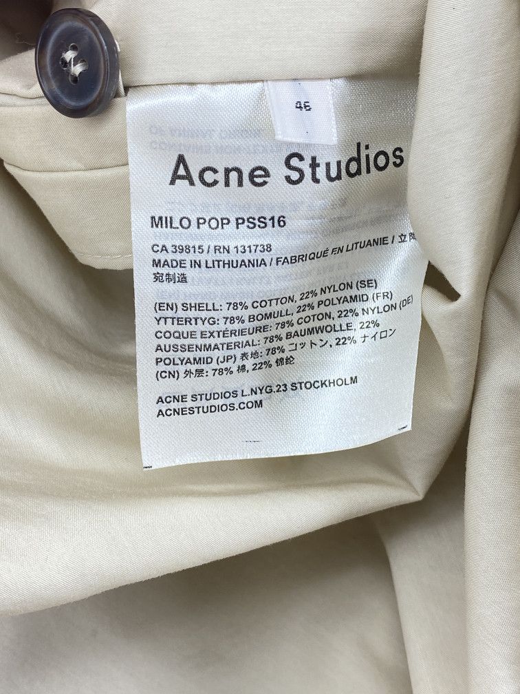 Acne Studios Overcoat w/ Belt Size US S / EU 44-46 / 1 - 5 Thumbnail