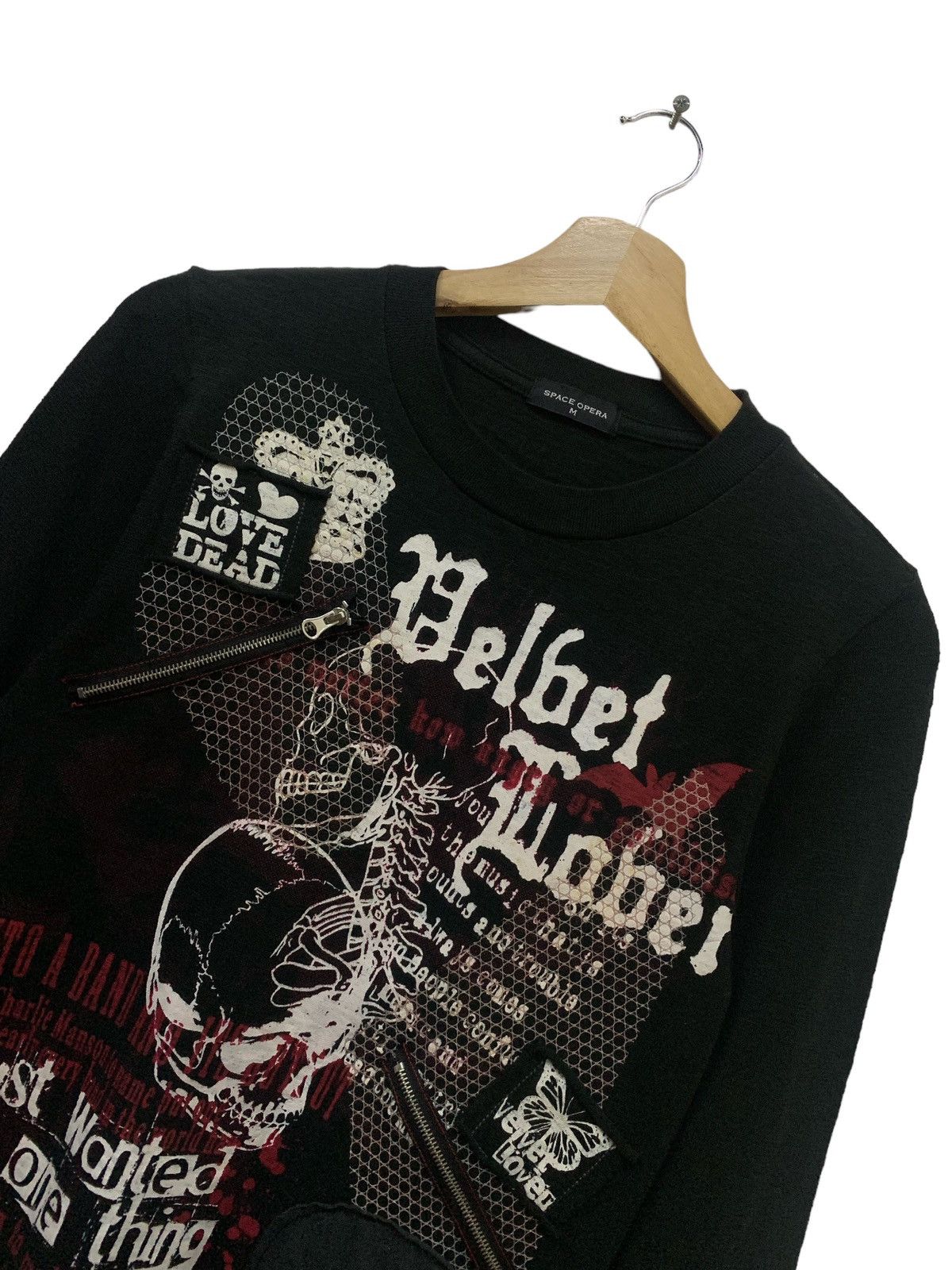 Japanese Brand × Le Grande Bleu (L.G.B.) × Seditionaries Space Opera Japan Charles Manson Poems Punk Tshirt Size US XS / EU 42 / 0 - 7 Thumbnail