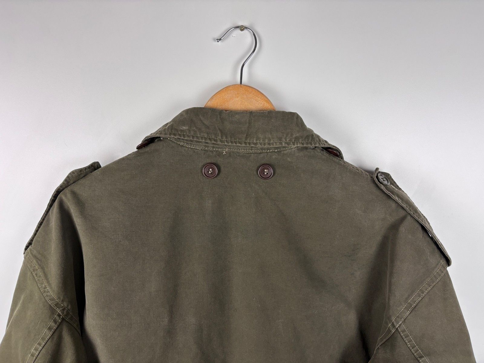 Other Vintage 1960-70s Dutch Military Army Parka Field Jacket ~L Size US L / EU 52-54 / 3 - 6 Thumbnail