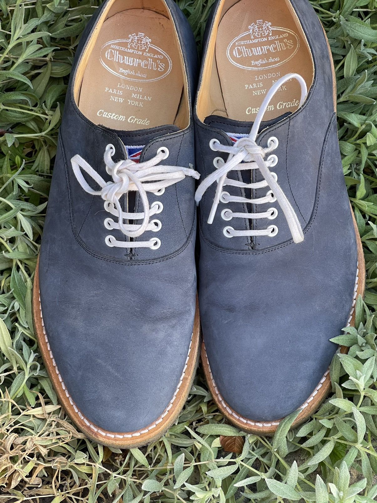 Church's CHURCH'S DEUCE NUBUCK LEATHER Derby shoes Size US 8 / EU 41 - 14 Thumbnail