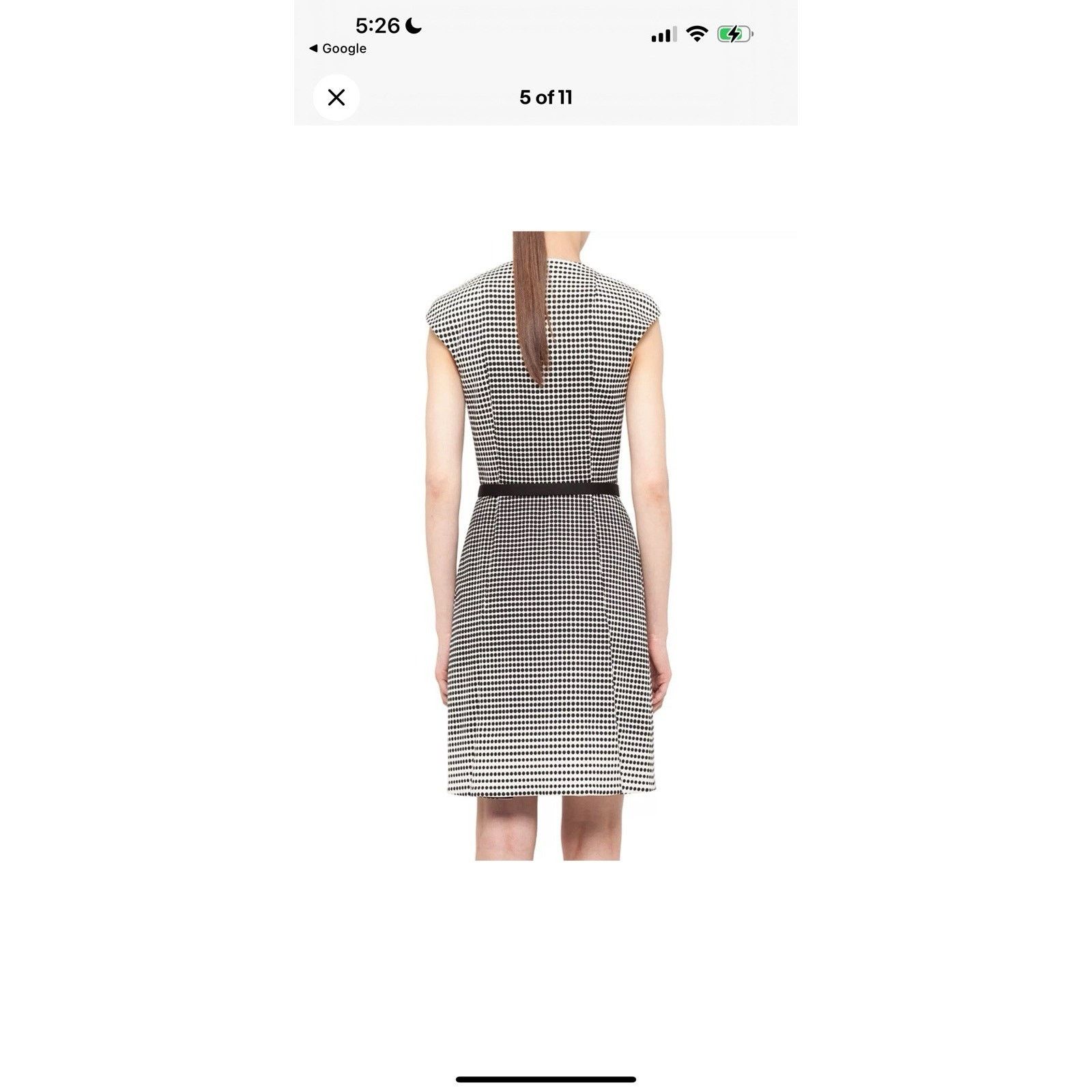 Akris Akris Punto Patterned Sleeveless Midaxi Dress Size M / US 6-8 / IT 42-44 - 6 Thumbnail