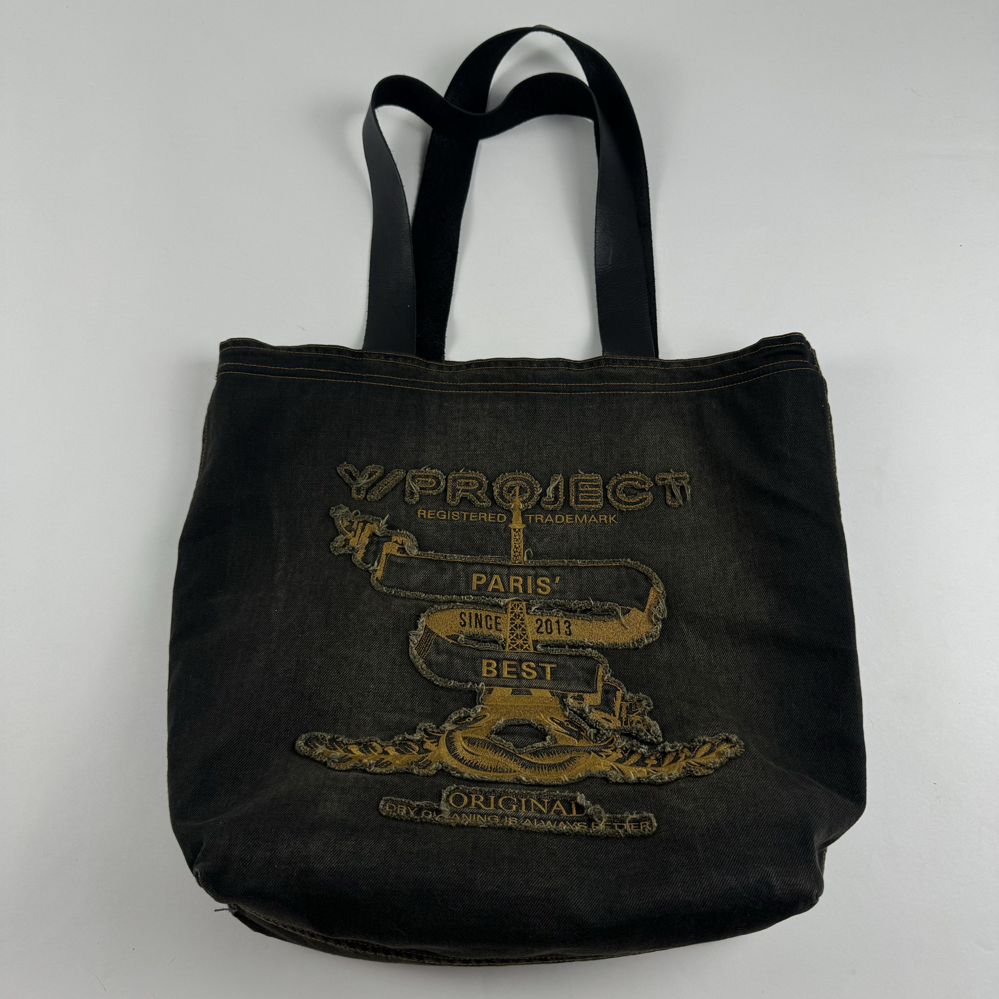 Y/Project Denim Tote Bag Size ONE SIZE - 3 Thumbnail