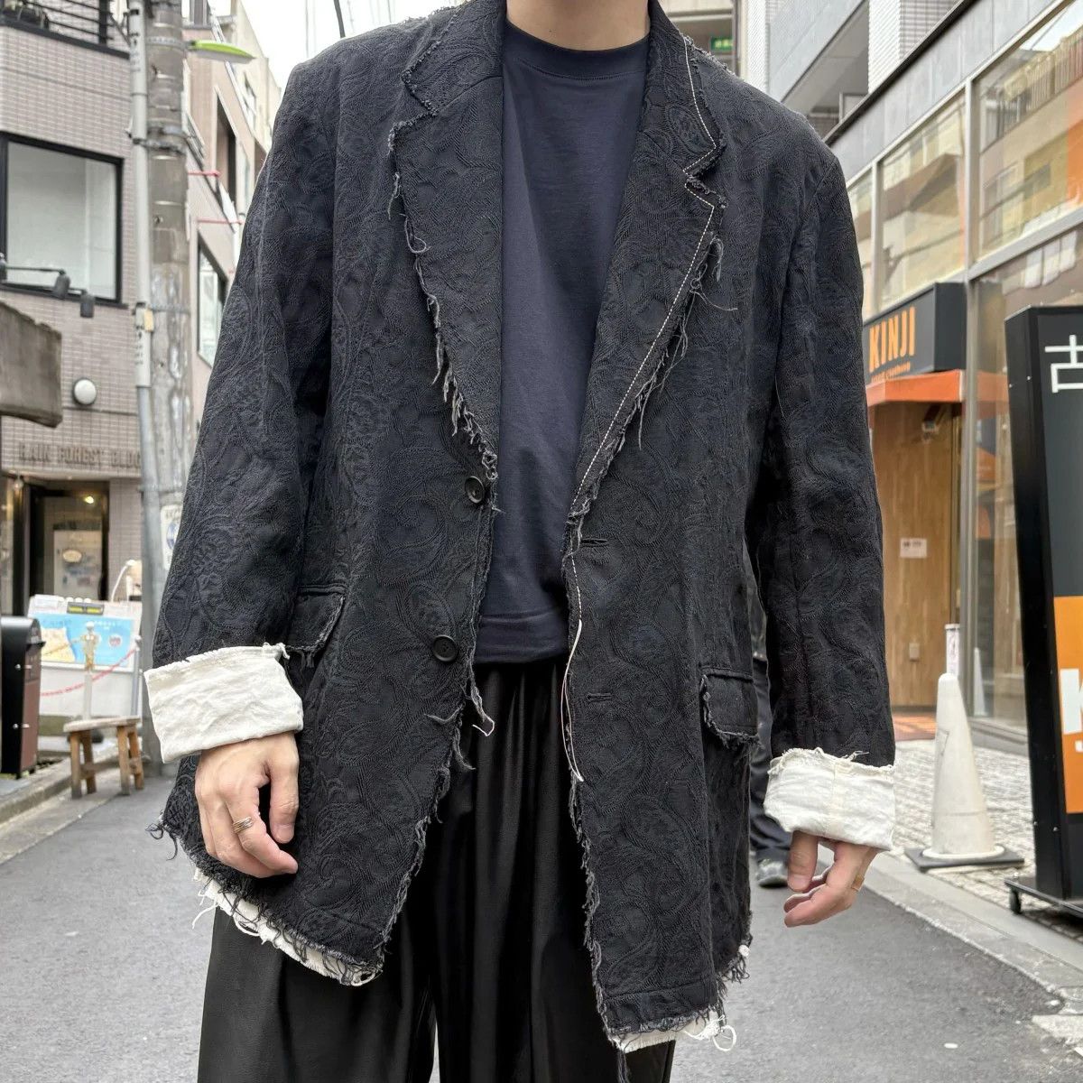 Yohji Yamamoto s’yte Yohji Yamamoto 23SS Cut-out Design 2BS Jacket Size US L / EU 52-54 / 3 - 2 Thumbnail
