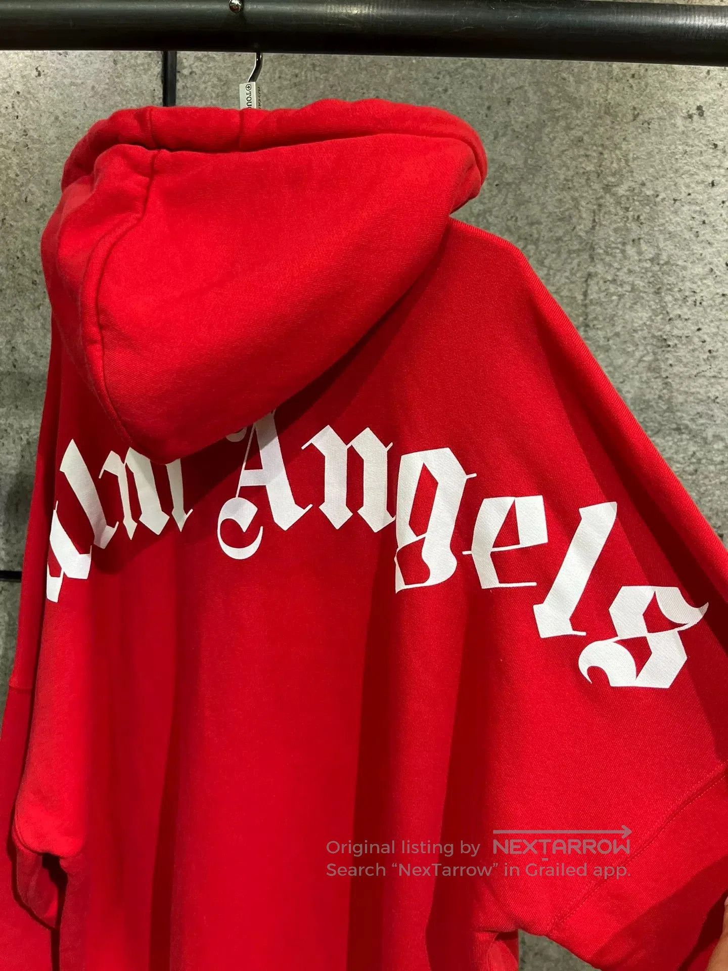 Palm Angels Palm Angels Red Logo Hoodie Size M. Size US M / EU 48-50 / 2 - 8 Thumbnail