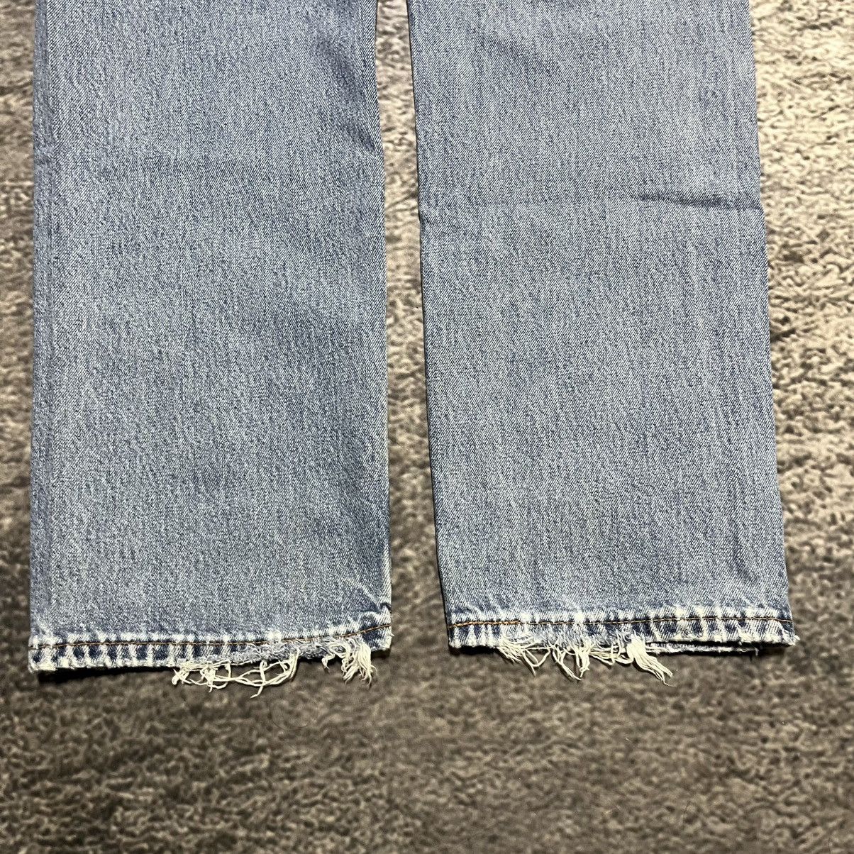 Levi's Vintage Levi's 505 Grunge Skater 2000s Blue Jeans 35x32 Size US 35 - 3 Thumbnail