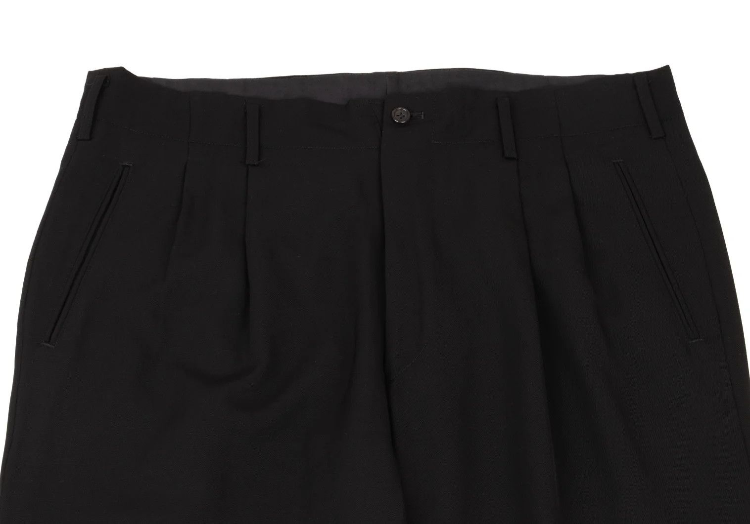 Yohji Yamamoto Yohji Yamamoto Wool Gabardine Pants Black L Size US 38 / EU 54 - 3 Thumbnail