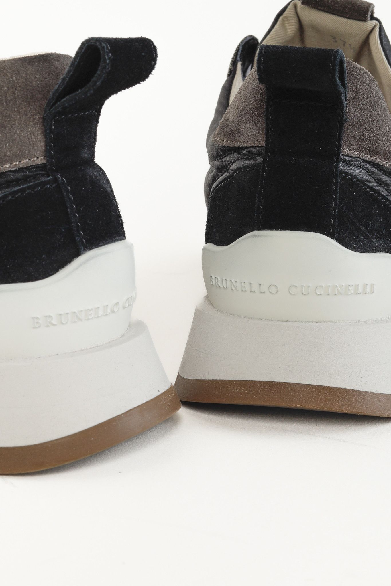 Brunello Cucinelli Brunello Cucinelli Black Sport Nylon Monili Sneakers Size US 7 / IT 37 - 10 Thumbnail
