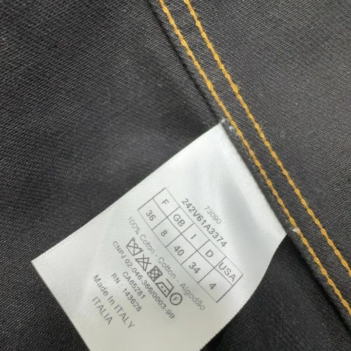 Dior Dior Classic Black Denim Jacket 0079-2507 Size S / US 4 / IT 40 - 4 Thumbnail