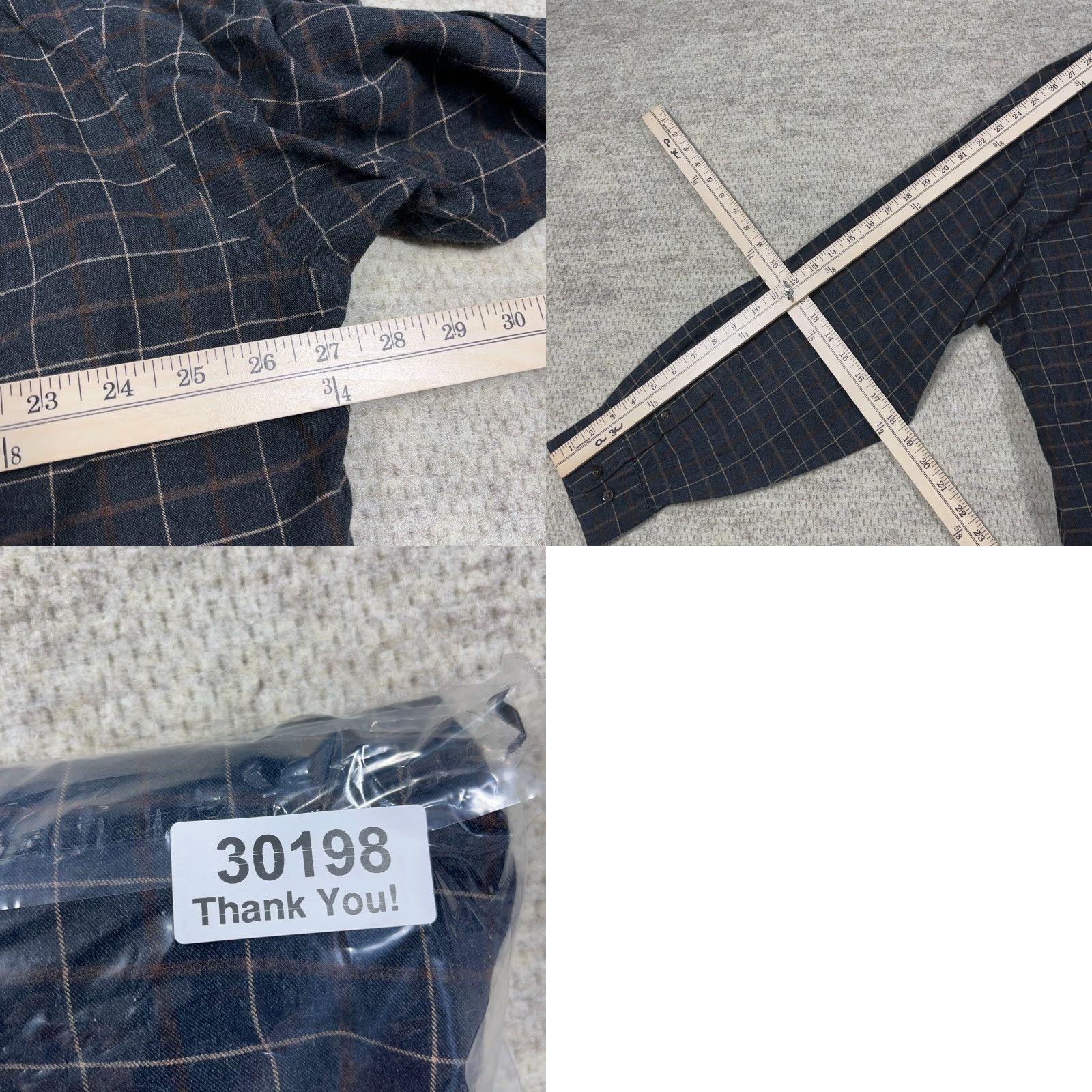 Orvis Orvis Shirt Men 2XL Gray Plaid Button-Up Signature Collection Camp Size US XXL / EU 58 / 5 - 8 Thumbnail