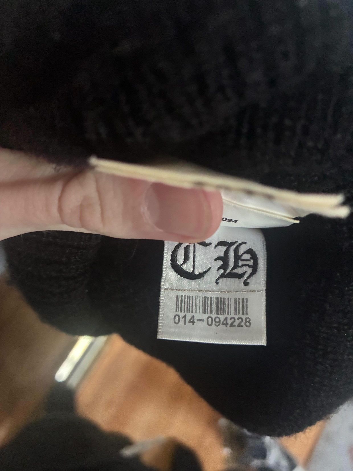 Chrome Hearts Chrome Hearts Horseshoe Beanie 'Black' Size ONE SIZE - 2 Thumbnail