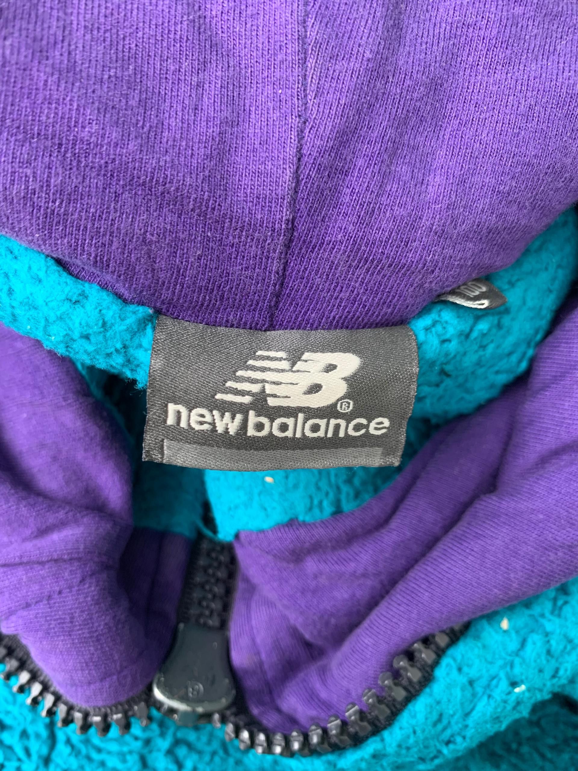 New Balance Rare Vtg New Balance Fleece Full Zipper Hoodie Jacket Size US M / EU 48-50 / 2 - 7 Thumbnail