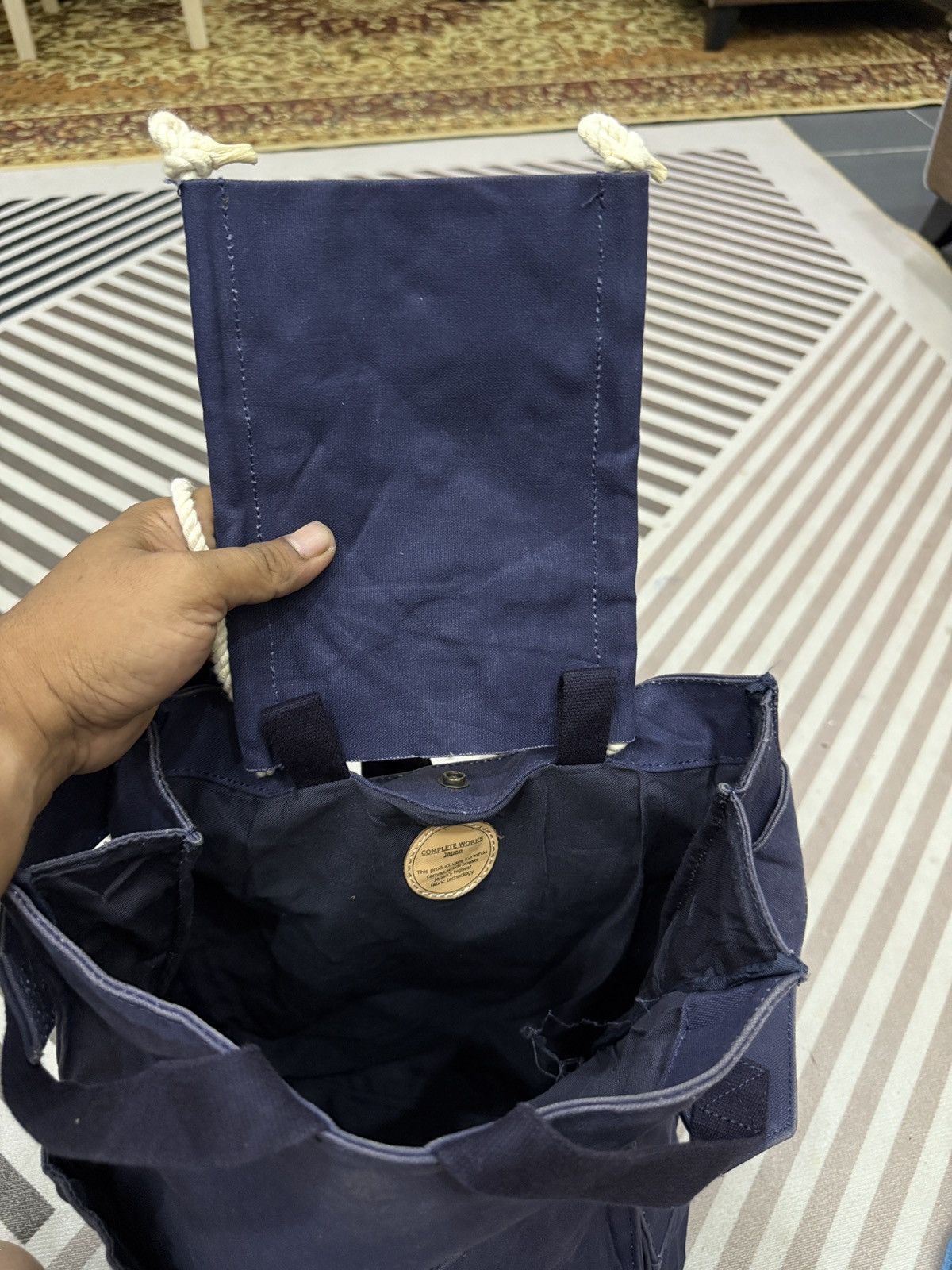 Mastercraft Union 🔥🔥🔥ARCHIVE JAPANESE KURASHIKI CANVAS WORK BAG Size ONE SIZE - 12 Thumbnail
