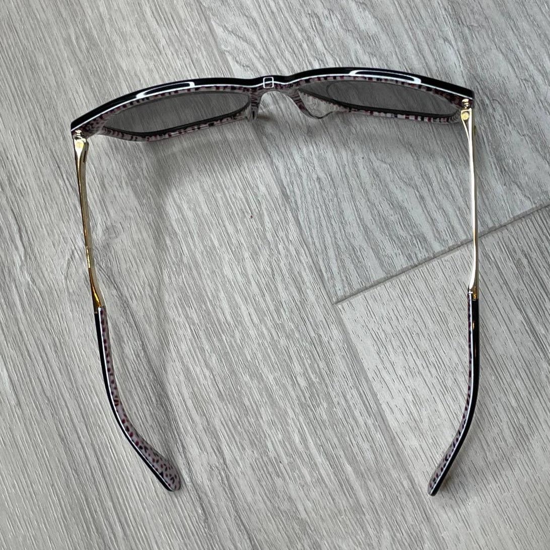 Kate Spade Kate Spade Mackenzee Square Sunglasses, Black Pattern Size ONE SIZE - 7 Thumbnail