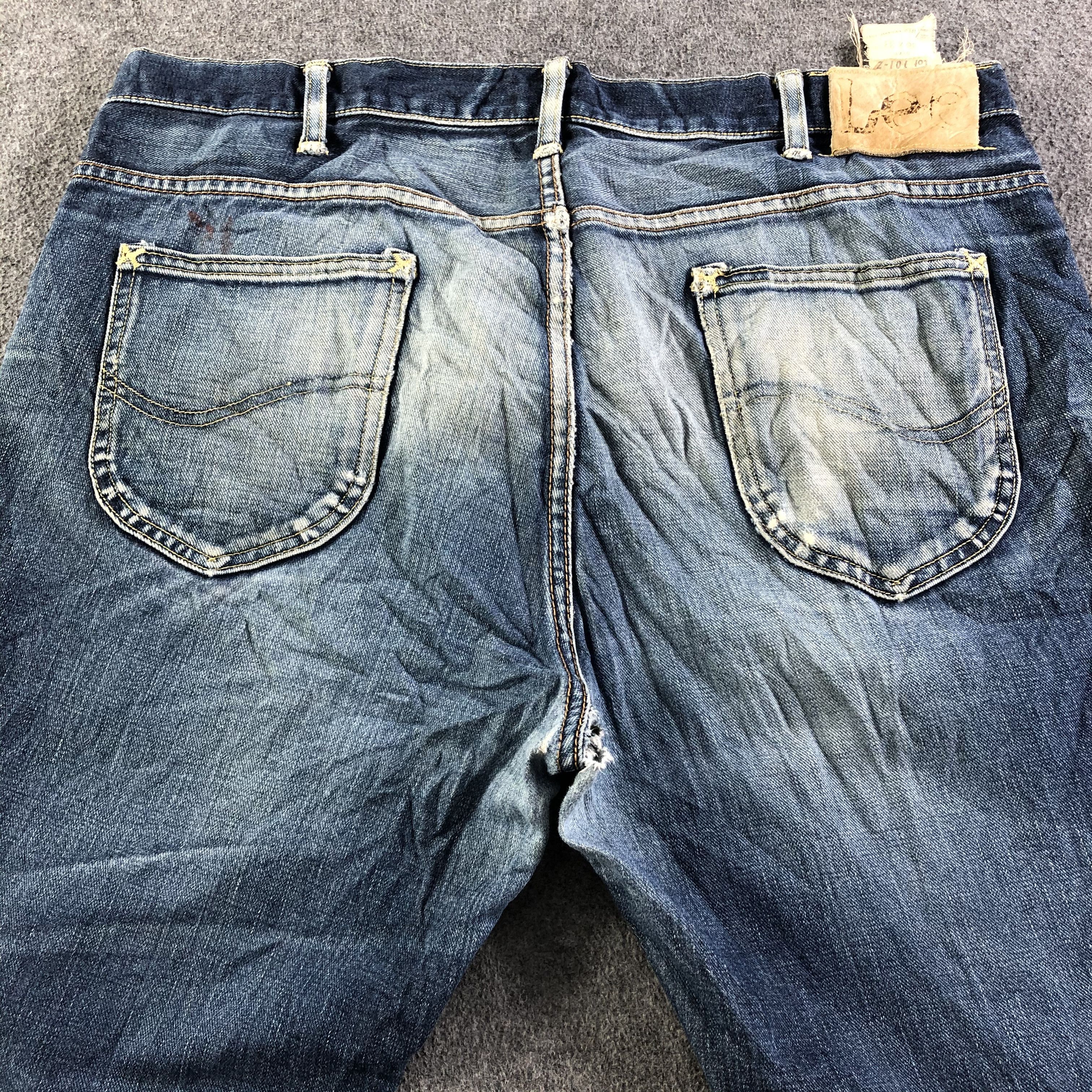 Lee Vintage Blue Wash Lee Jeans-J3633 Size US 40 / EU 56 - 4 Thumbnail