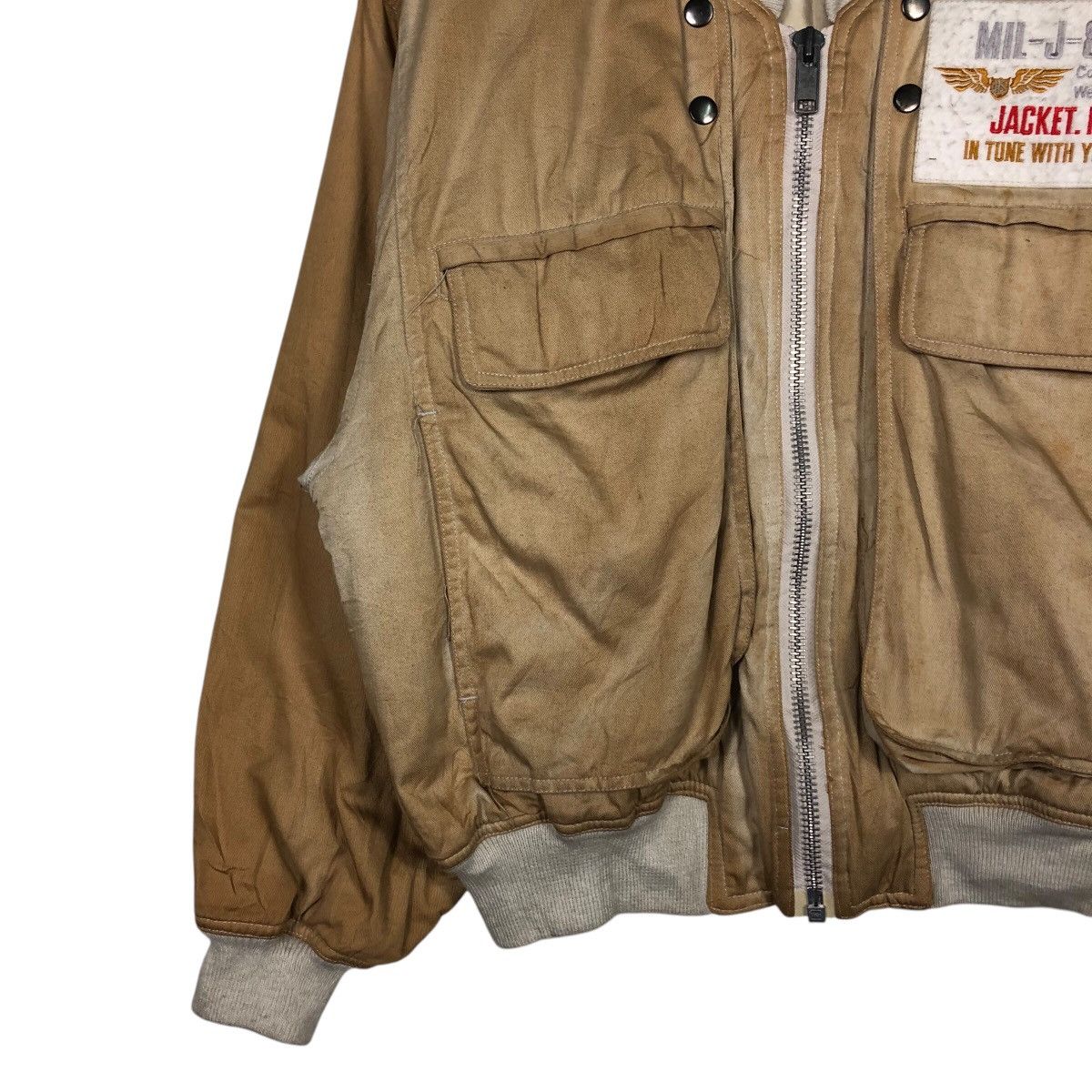 Japanese Brand 📌Vintage Flight Bomber Jacket Parachute Military Us Army Size US S / EU 44-46 / 1 - 5 Thumbnail