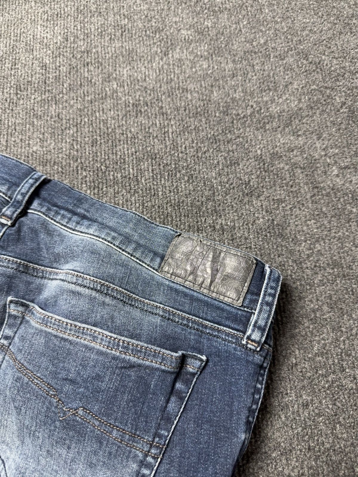 Diesel Luxury 00s Y2K Diesel Grupee-Ankle Super Slim Skinny Jeans Size 30" / US 8 / IT 44 - 15 Thumbnail