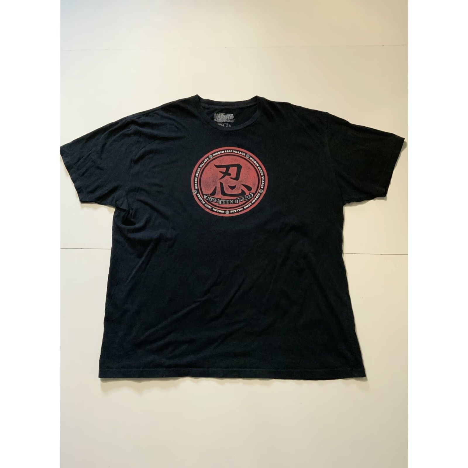 Ripple Junction Shonen Jump Naruto Shippuden Hidden Leaf Village Allied Shinobi T-Shirt 2XL Size US XXL / EU 58 / 5 - 2 Thumbnail