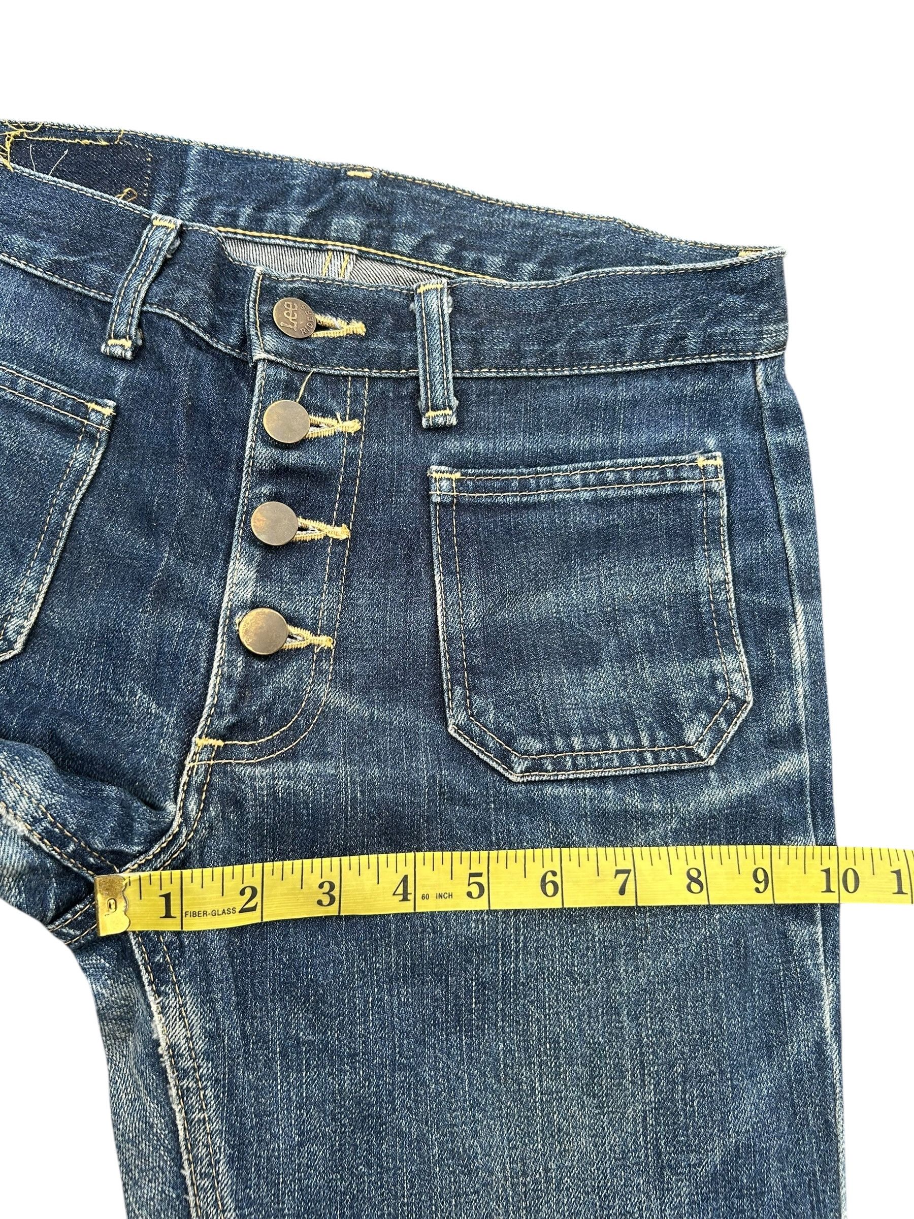 Japanese Brand × Kapital × Vintage Flare Vintage Lee Riders Denim Jeans Size US 30 / EU 46 - 13 Thumbnail