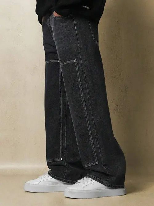 Japanese Brand × Vintage Vintage Loose fit 90s Jeans Denim Size US 34 / EU 50 - 4 Thumbnail
