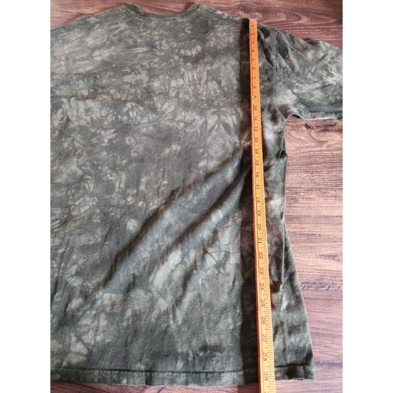 The Mountain The Mountain UNO One Eyed Cougar Naples Zoo Tie Dye Short Sleeve Mens XL Green T Shirt Size US XL / EU 56 / 4 - 3 Thumbnail