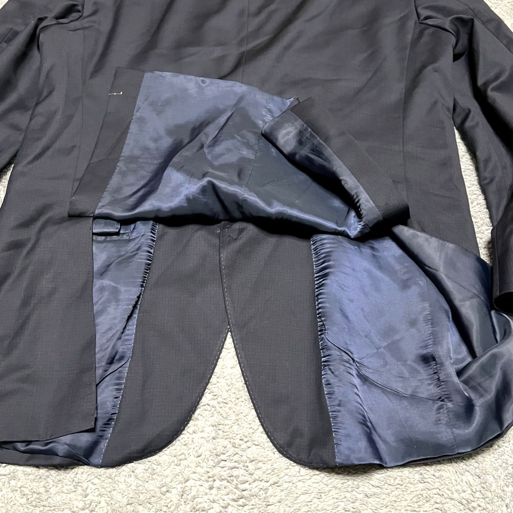 Peter Millar Peter Millar Blazer Coat Men 44 Blue Wool Sport Jacket Regular Size 44 Mens Size 44R - 3 Thumbnail
