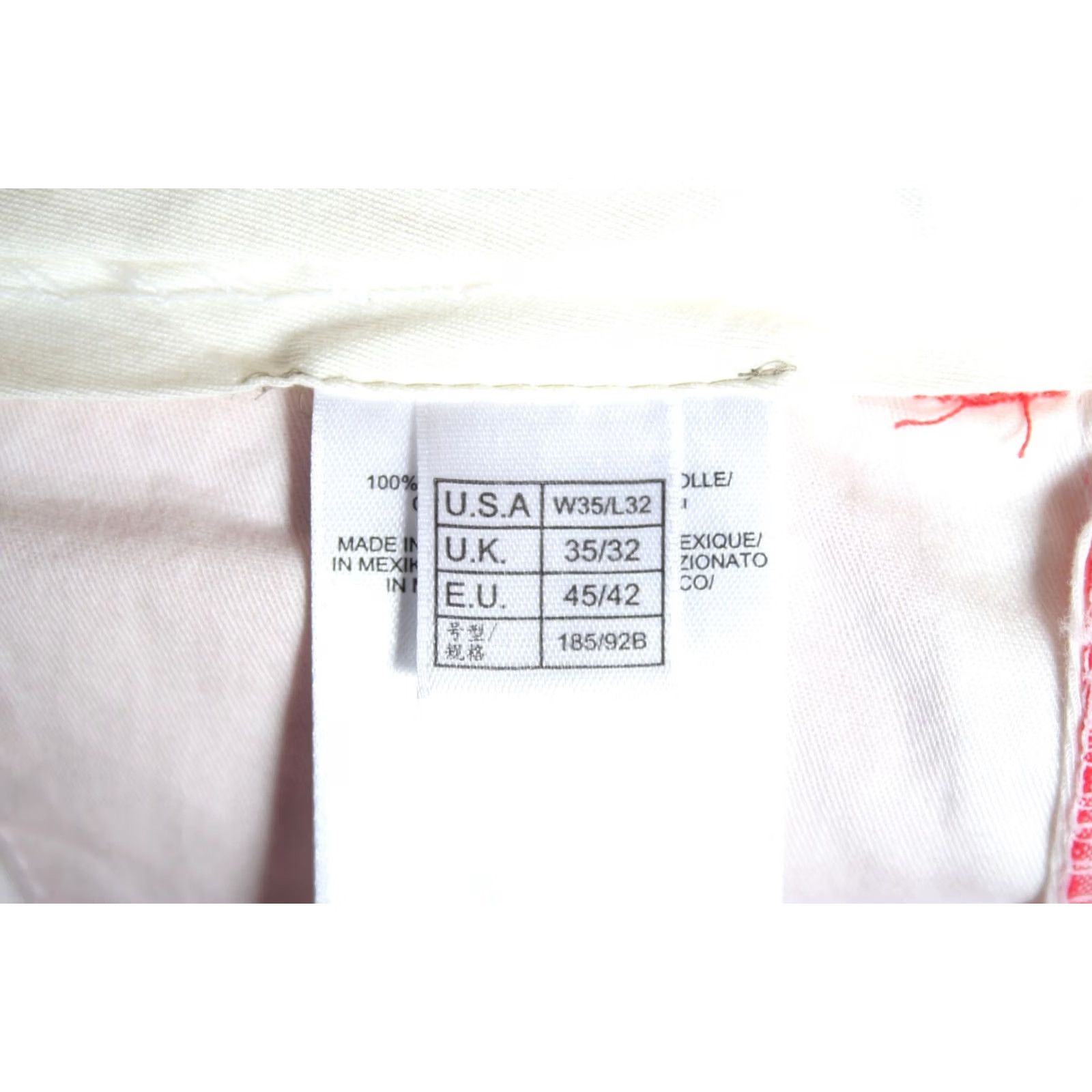 Brooks Brothers BROOKS BROTHERS 346 Fitzgerald Fit Pink Cotton Trousers Sz. 35x32 Chino Men Pants Modern Fit Size US 35 - 7 Thumbnail